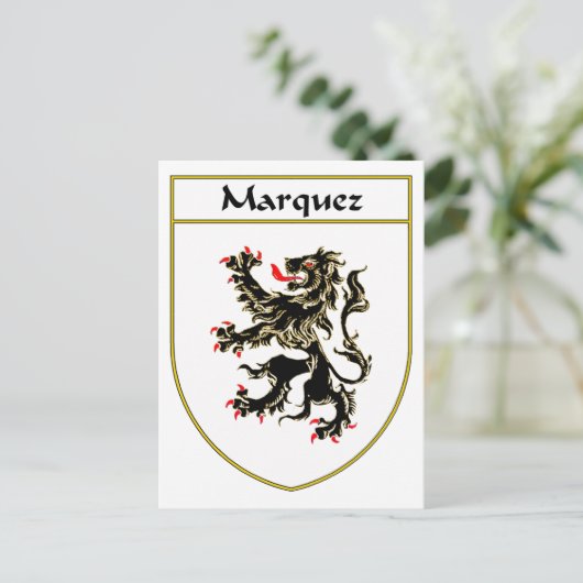 Marquez-wapenstilstand Briefkaart (Staand voorkant)