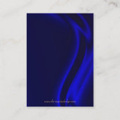 Marquis Blue Silk Gold Scroll Table Plaatskaart Plaatskaartje (Achterkant)