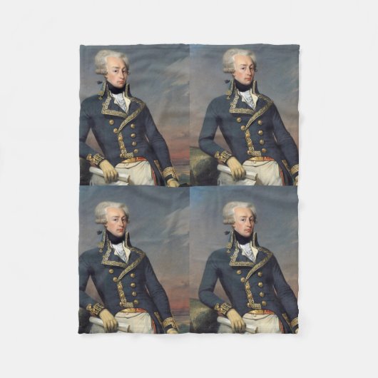 Marquis de Lafayette Blanket Fleece Deken (Voorkant)