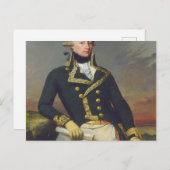 Marquis De Lafayette Portrait Briefkaart (Voorkant / Achterkant)