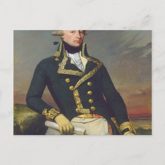 Marquis De Lafayette Portrait Briefkaart (Voorkant)