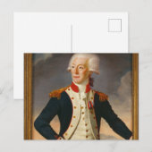 Marquis De Lafayette Portret Briefkaart (Voorkant / Achterkant)