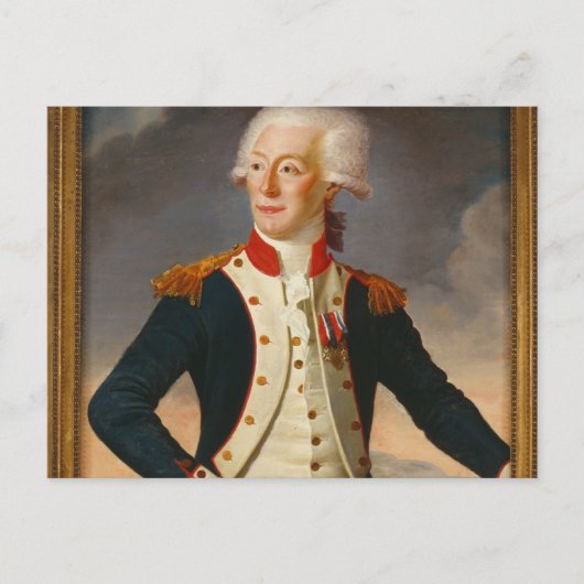 Marquis De Lafayette Portret Briefkaart (Voorkant)