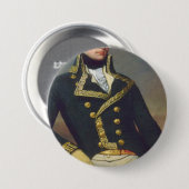 Marquis De Lafayette Portret Ronde Button 7,6 Cm (Voorkant /achterkant)
