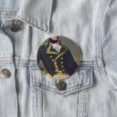 Marquis De Lafayette Portret Ronde Button 7,6 Cm (In situ)