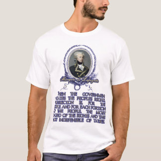 Marquis de Lafayette Quote on Insurrection T-shirt