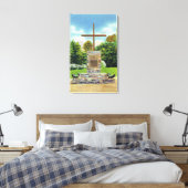 Marquis de Montrustig Monument Scene Canvas Afdruk (Insitu (Slaapkamer))