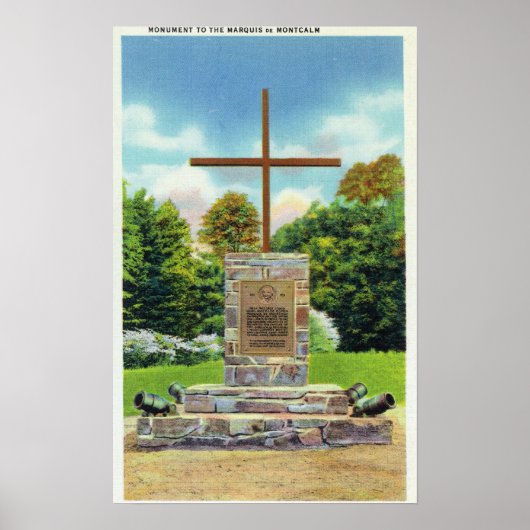 Marquis de Montrustig Monument Scene Poster (Voorkant)