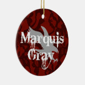 Marquis Gray Xmas Ornament (Rechts)