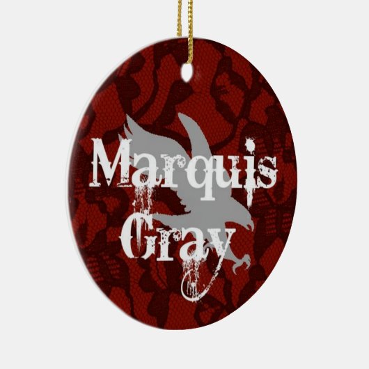 Marquis Gray Xmas Ornament (Rechts)