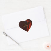 Marquis Rode Hart Liefde Sticker (Envelop)