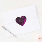 Marquis Roze Hart Liefde Sticker (Envelop)