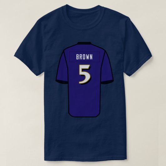 Marquise Brown Jersey T-shirt (Design voorkant)