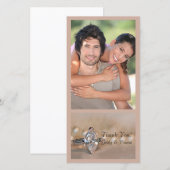 Marquise Diamanten Verlovingsring Trouw Dank Je Bedankkaart (Voorkant / Achterkant)