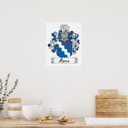 Marra Family Crest Poster (Keuken)