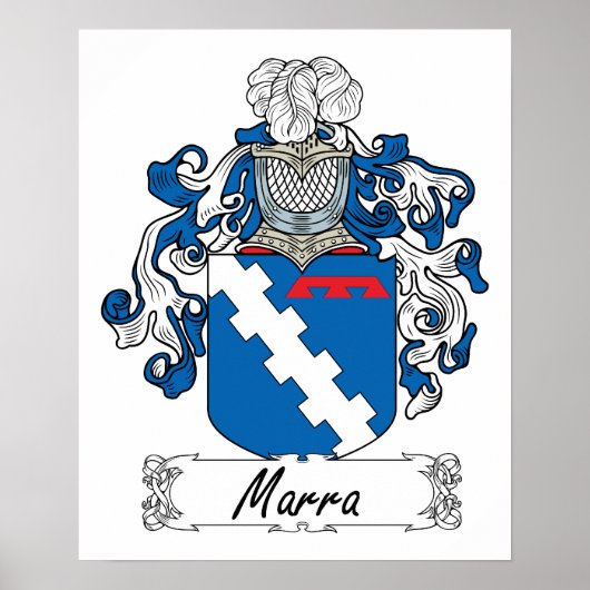 Marra Family Crest Poster (Voorkant)