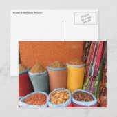 marrackech-specerijen briefkaart (Voorkant / Achterkant)