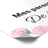 Marrainecertificaat Poster (Hoek)