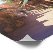 marrakech ai schilderij kunst aan de muur poster (Hoek)