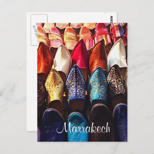 Marrakech Briefkaart (Voorkant / Achterkant)