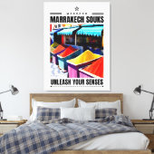 Marrakech Canvas Afdruk (Insitu (Slaapkamer))