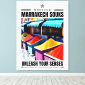 Marrakech Canvas Afdruk (Insitu (Houten vloer))