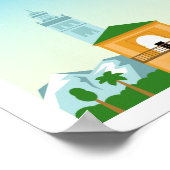 Marrakech City marocco Poster (Hoek)