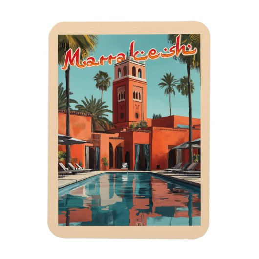 Marrakech Daydream - Reizen in het midden van de e Magneet (Verticaal)