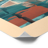 Marrakech Daydream - Reizen in het midden van de e Poster (Hoek)