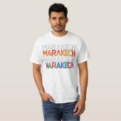 Marrakech: de kleuren van Marokko T-shirt (Voorkant volledig)