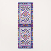 Marrakech Droom - Levendig Marokkaans Geometrisch Yogamat (Voorkant)