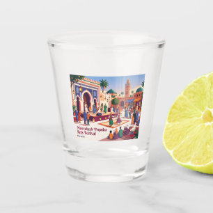 Marrakech Festival voor Populaire Kunsten Marokko Shot Glas