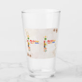 Marrakech gloeit – Levendige Marokkaanse kunst T-s Glas (Voorkant)