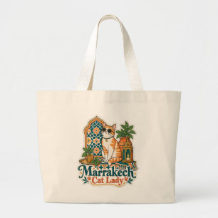 Marrakech Kat Lady Tote Tas Boheemse Kat Moeder