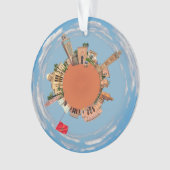 marrakech - klein marokko - reistoeristenplan ornament (voorkant)