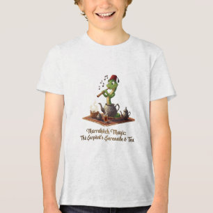 Marrakech Magie: Lieve Slangenfluitspeler Marokkaa Tri-Blend Shirt