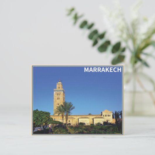 Marrakech - Marokko Briefkaart (Staand voorkant)