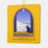 Marrakech Marokko Cat Retro Keramisch Ornament (Links)