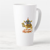 Marrakech Marokko Design Levendig Reis Kunst Latte Mok (Rechterhoek)