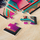 Marrakech Marokko Kat Reizen Toerisme Souvenir Legpuzzel (Zijkant)