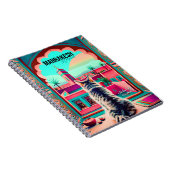 Marrakech Marokko Kat Reizen Toerisme Souvenir Notitieboek (Rechterzijde)