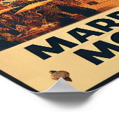 Marrakech Marokko  Markt Reizen Poster (Hoek)