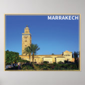 Marrakech - Marokko Poster (Voorkant)