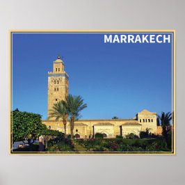 Marrakech - Marokko Poster