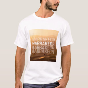 Marrakech Marokko Sahara – Woestijn Reis Esthetiek T-shirt