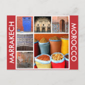 marrakech marokko scènes briefkaart (Voorkant)
