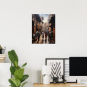 Marrakech Marokko Schilderij Kunst Print Poster (Thuiskantoor)