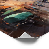 Marrakech Marokko Schilderij Kunst Print Poster (Hoek)