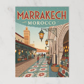 Marrakech Marokko Souk Briefkaart