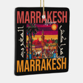 Marrakech Marokko souk Toerisme Reizen Souvenir Keramisch Ornament (Rechts)
